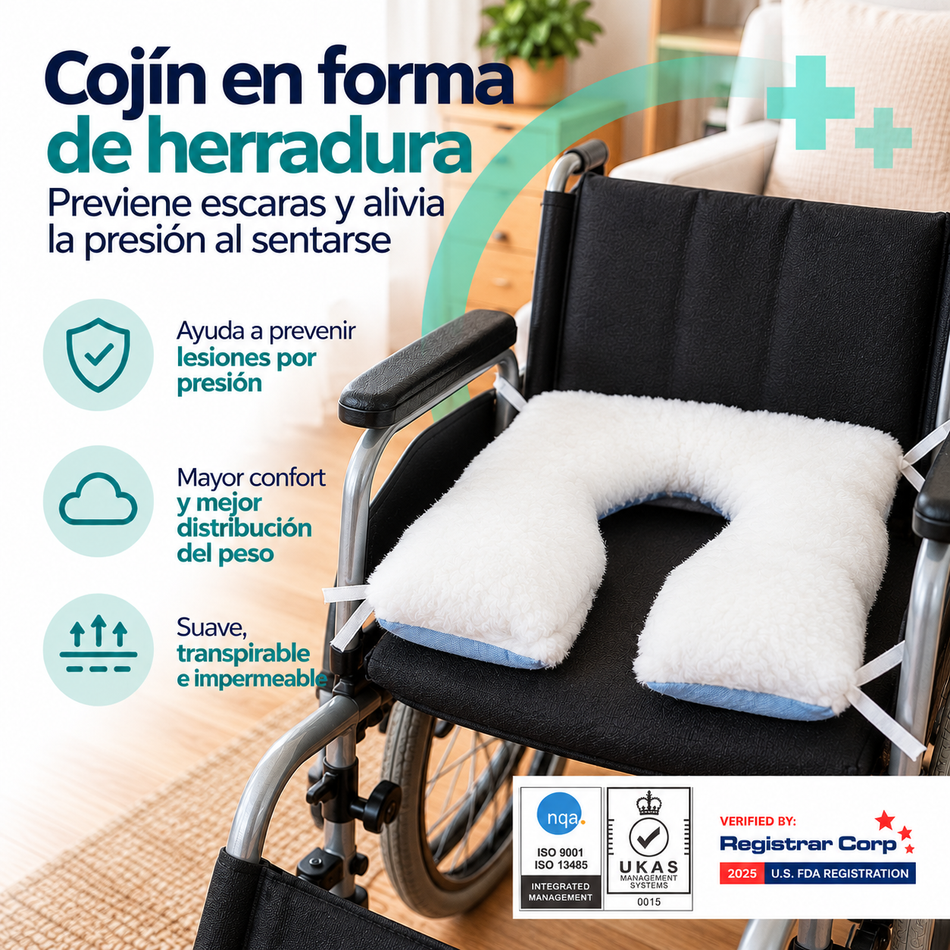 Cojín cuadrado con forma de herradura SALVAPAD® Mouton