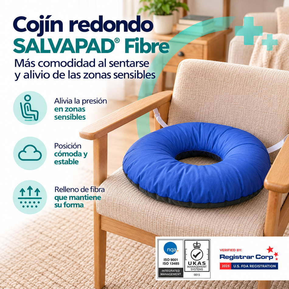 Cojín redondo Salvapad Fibre