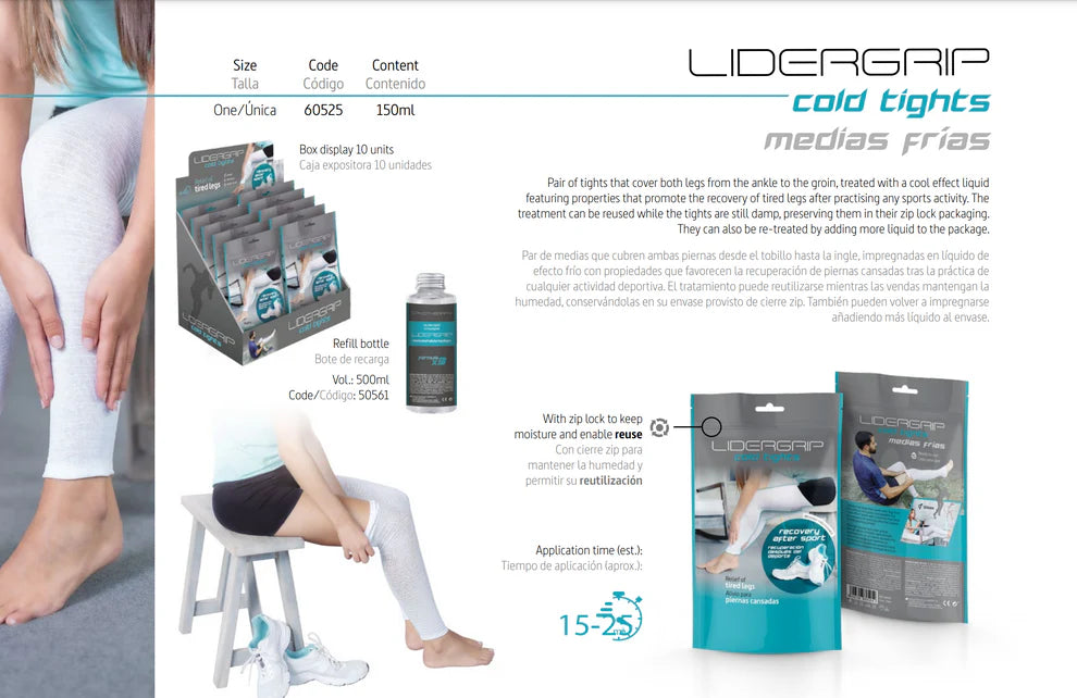 Lidergrip - COLD TIGHTS (Talla única ajustable)